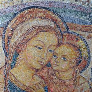 Gnadenbild der Maria Mutter vom Guten Rat in der Kreuzkapelle