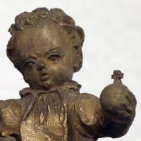 Jesuskind auf dem Arm des Heiligen Antonius von Padua im Vorraum