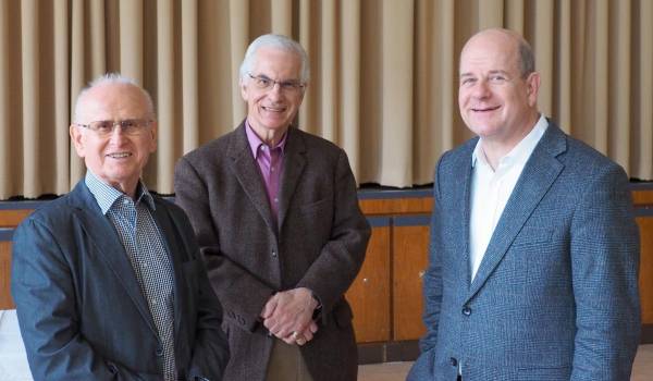 Der Vorstand der Stiftung Mater Dolorosa im Jahr 2015 (von links nach rechts): Manfred Goldbaum, Rolf Herrmann, Joachim Goerke-von Stockert